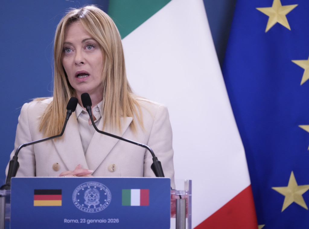 Meloni: EU treba da formira zonu slobodne trgovine sa SAD, carine su greška