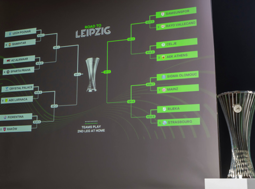 Fudbaleri grčkog AEK-a igraće protiv Celja u osmini finala Lige konferencije