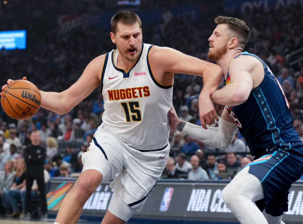 Košarkaši Oklahome pobedili Denver, Jokić zabeležio tripl-dabl