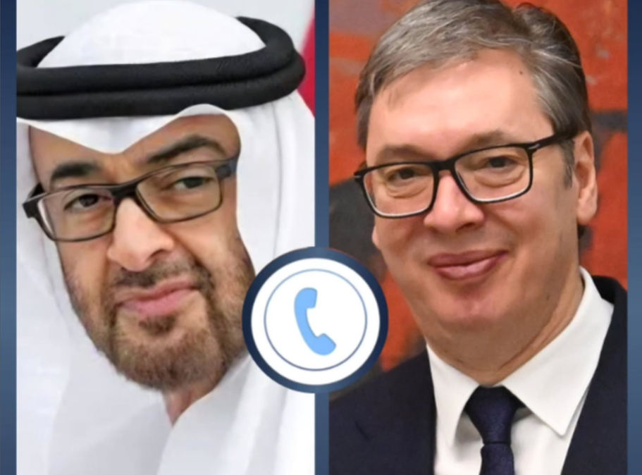 Predsednik Vučić telefonom razgovarao sa Mohamedom bin Zajedom o situaciji na Bliskom istoku