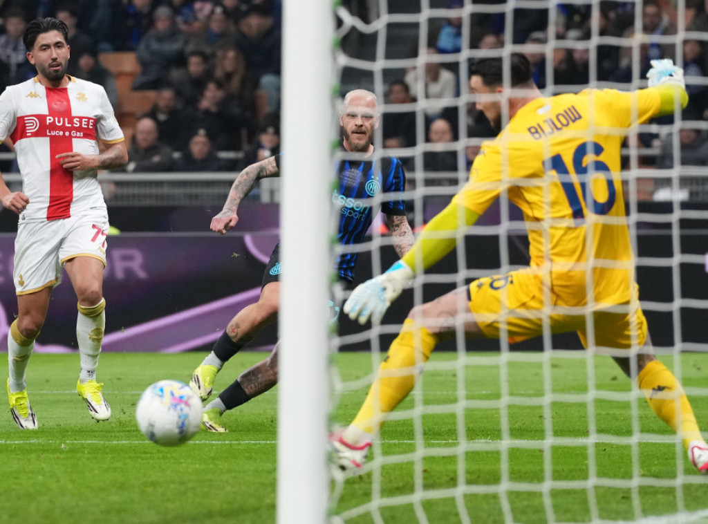 Fudbaleri Intera pobedili Đenovu za veliki korak ka osvajanju titule prvaka Italije