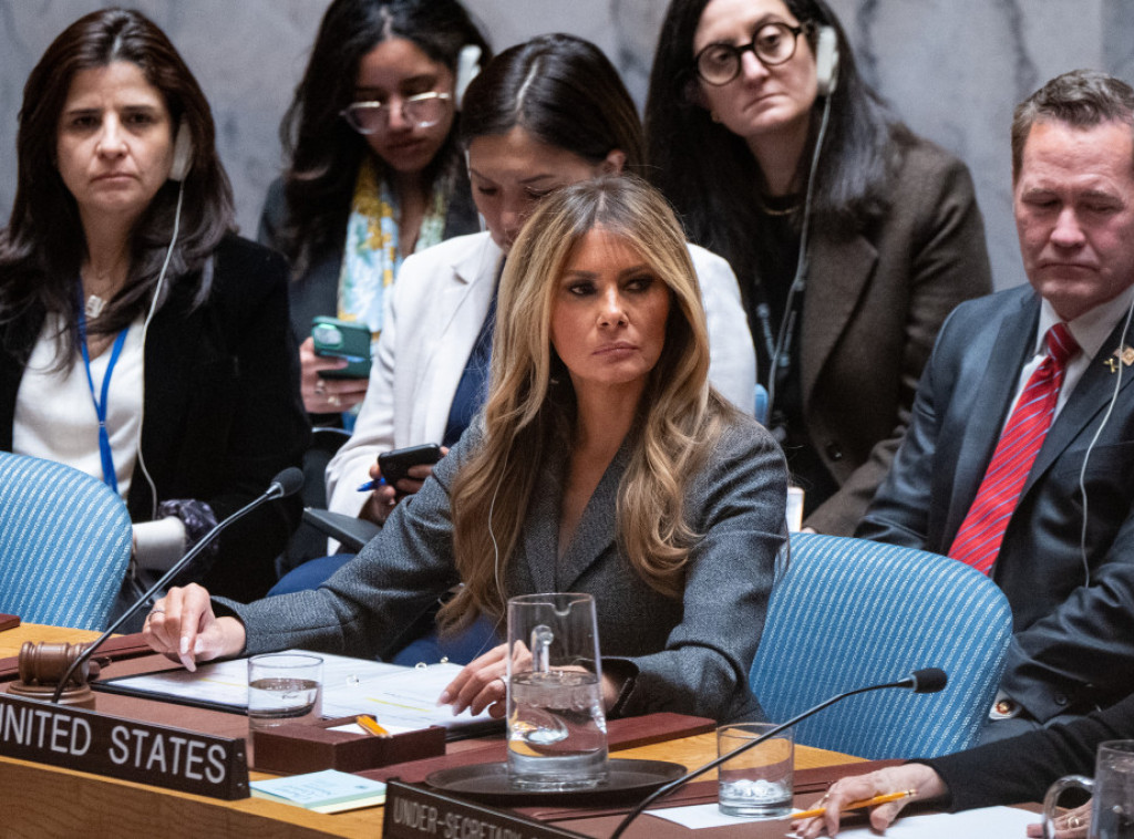 Melanija Tramp predsedavala sednicom Saveta bezbednosti Ujedinjenih nacija, sednica bila posvećena obrazovanju