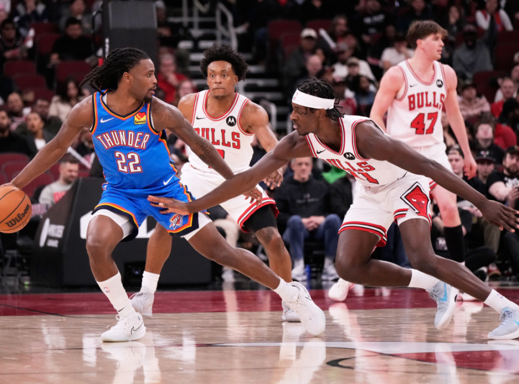 Košarkaši Oklahome pobedili Čikago, Njujork bolji od Toronta u NBA ligi