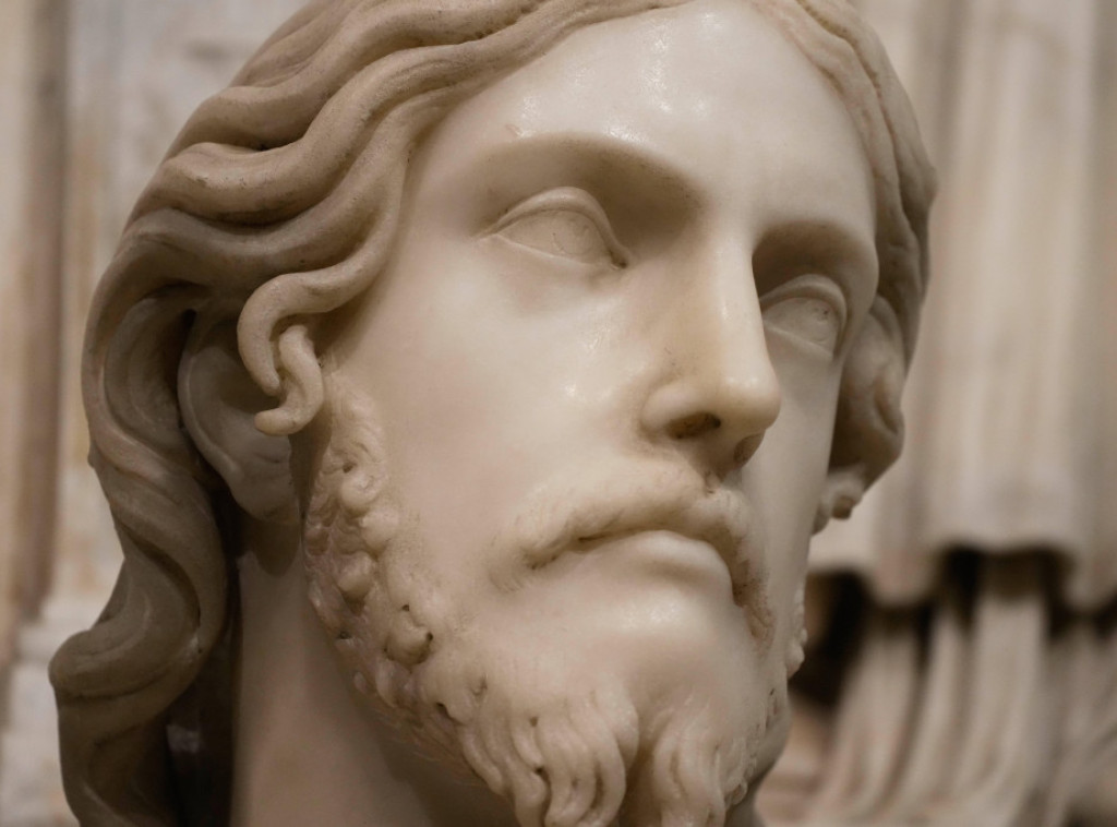 Bista Hrista Spasitelja u crkvi Svete Agneze u Rimu pripisana Mikelanđelu