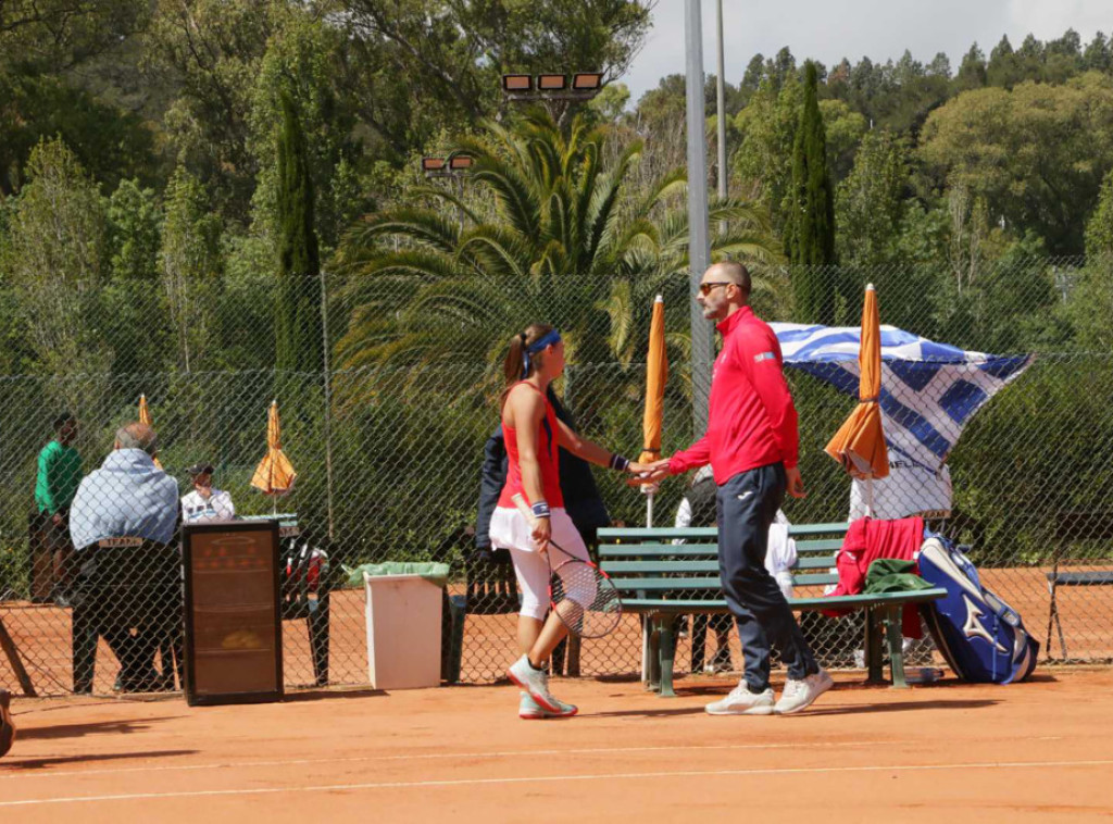 Teniserke Srbije protiv Slovačke, Hrvatske i Litvanije u Bili Džin King kupu