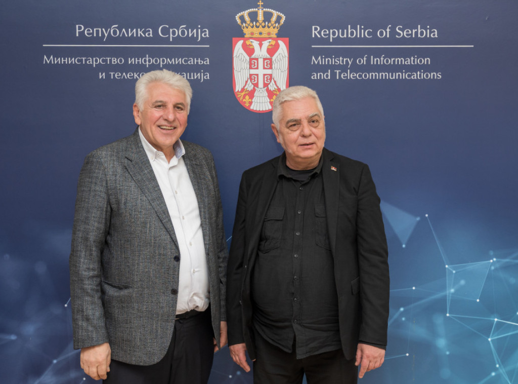 Ministar Bratina razgovarao sa Anđelkovićem o daljoj saradnji i digitalizaciji poštanskih usluga