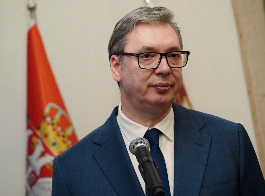 Vučić na skupu građana u Banovom Polju kod Bogatića