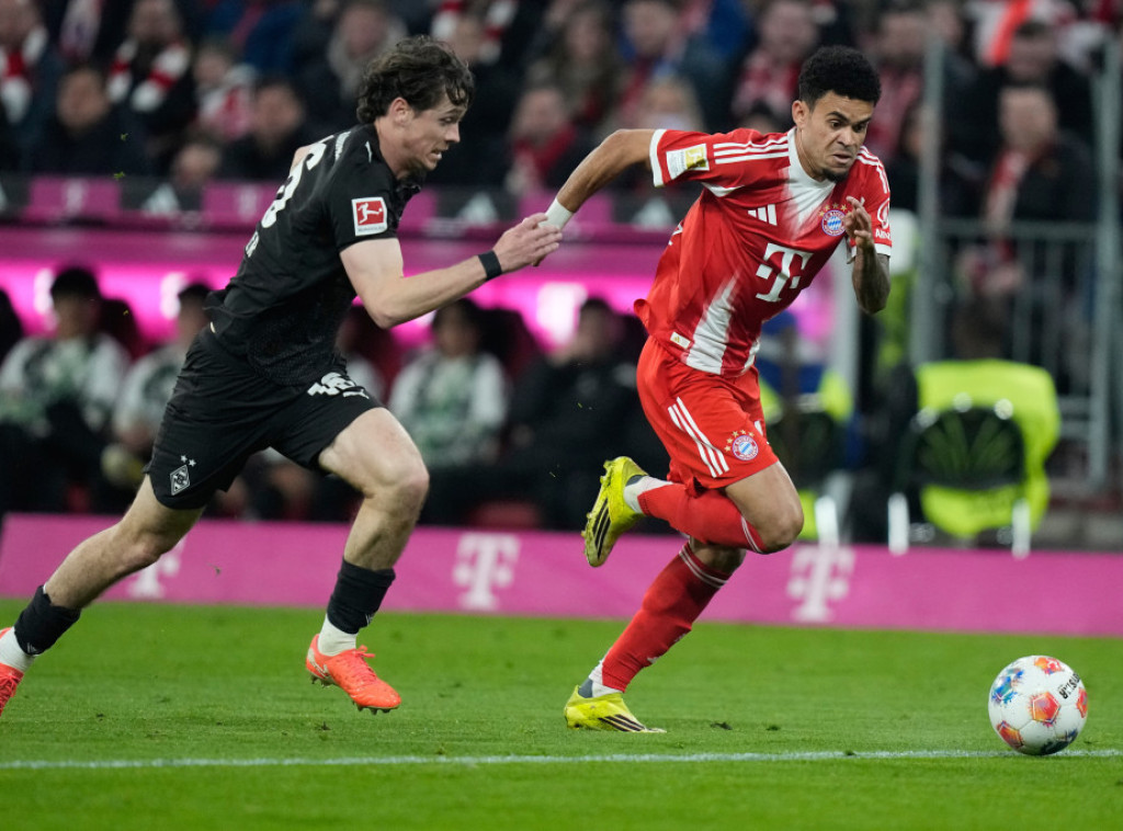 Fudbaleri Bajerna ubedljivi protiv Borusije Menhengladbah u Bundesligi