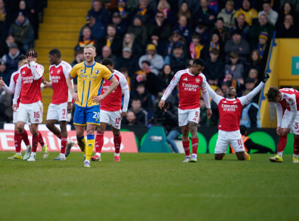 Fudbaleri Arsenala izborili plasman u četvrtfinale FA kupa