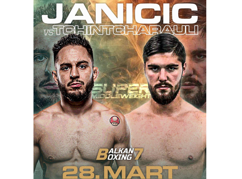 Miloš Janičić protiv Meraba Činčaraulija na bokserskom spektaklu u Boru