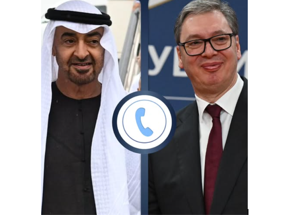 Vučić sa Mohamedom bin Zajedom o situaciji na Bliskom istoku i unapređenju odnosa Srbije i UAE