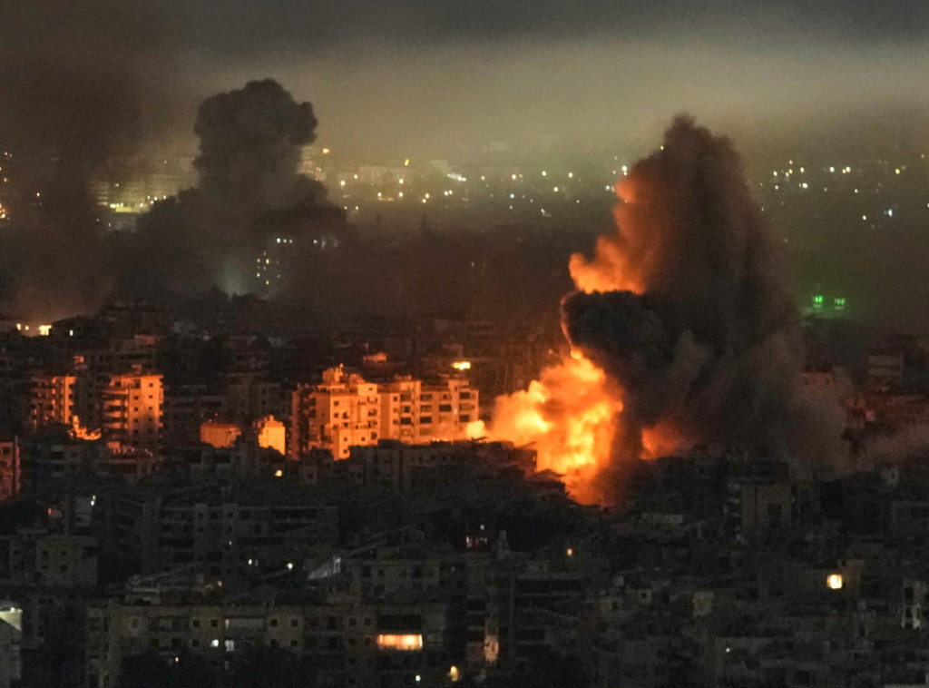 IDF: Počeli vazdušni napadi na više lokacija Hezbolaha u Bejrutu