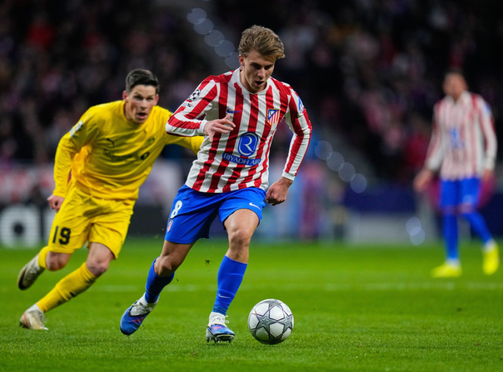 Fudbaler Atletiko Madrida Pablo Barios mora na pauzu zbog povrede butine