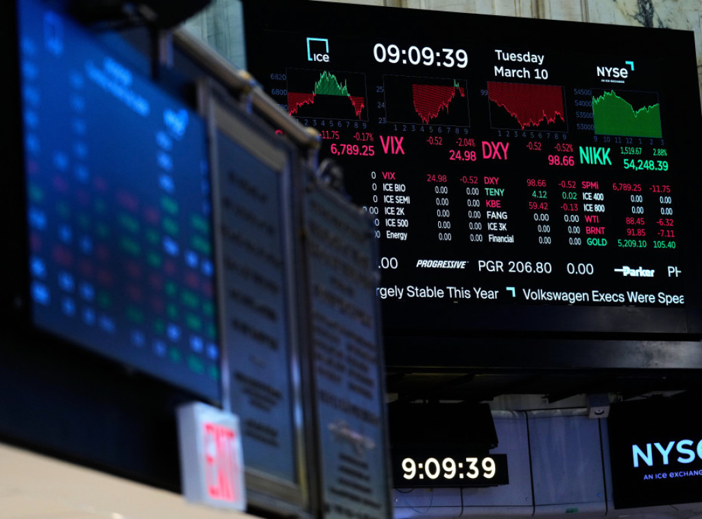 Cena nafte Brent i dalje iznad 100 dolara po barelu, evropski berzanski indeksi u padu