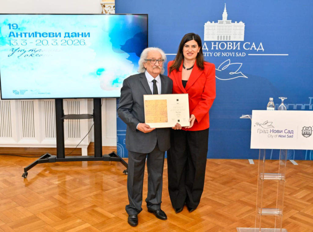 Počeli "Antićevi dani", nagrada "Miroslav Antić" uručena Peri Zupcu