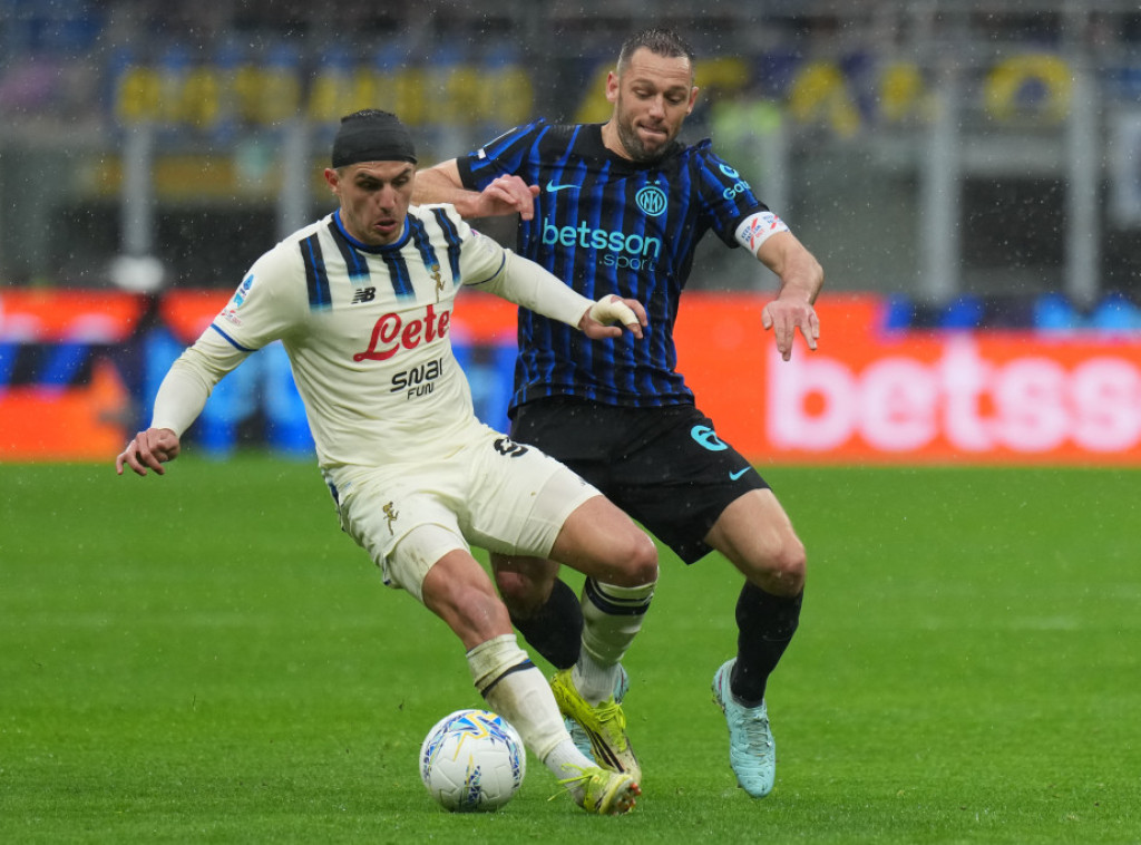 Fudbaleri Intera i Atalante odigrali nerešeno u 29. kolu Serije A