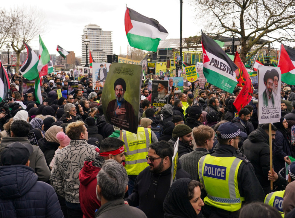 Uhapšeno 12 osoba na protestu povodom Dana Al-Kudsa u Londonu