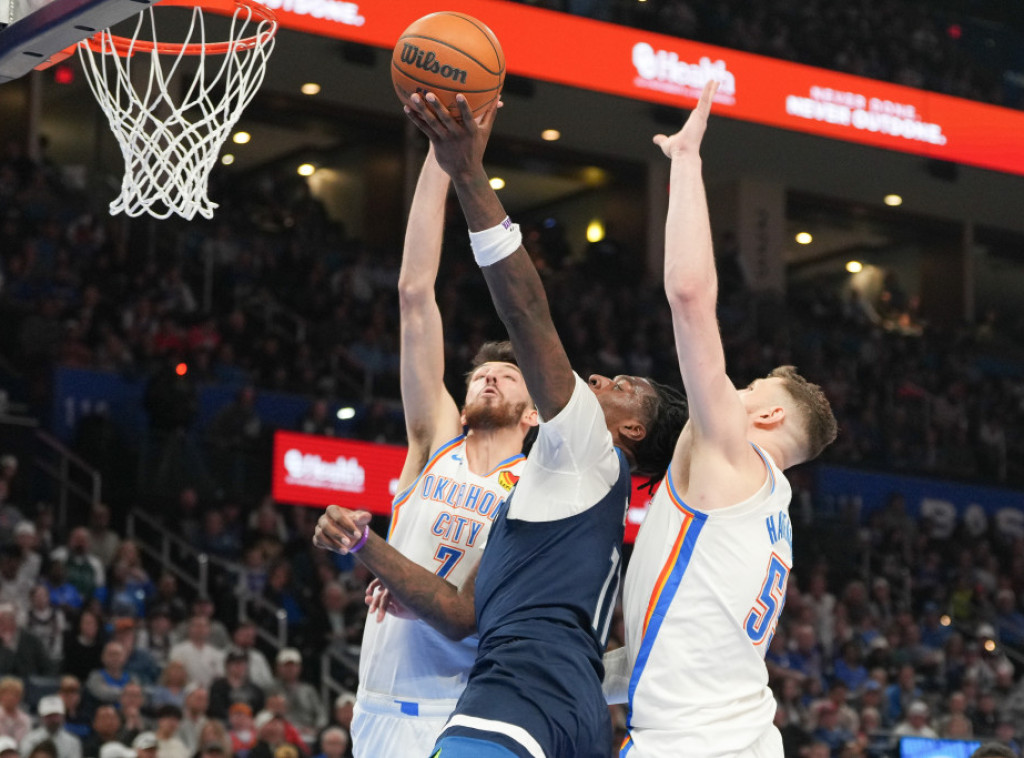 Košarkaši Oklahome nadigrali Minesotu u NBA ligi