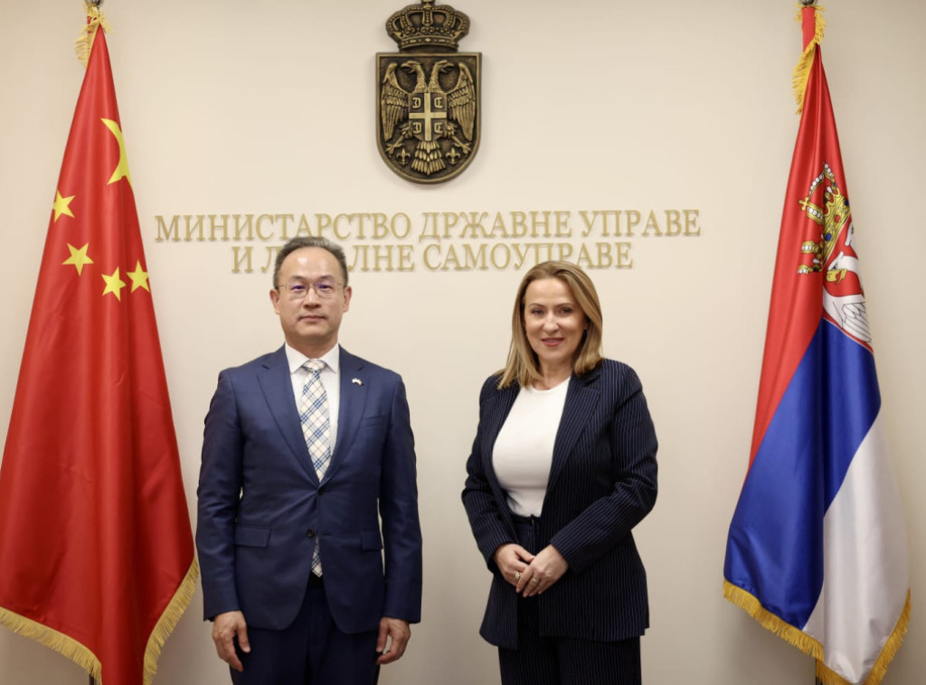 Snežana Paunović i Li Ming razgovarali o jačanju saradnje na nivou lokalnih samouprava Srbije i Kine