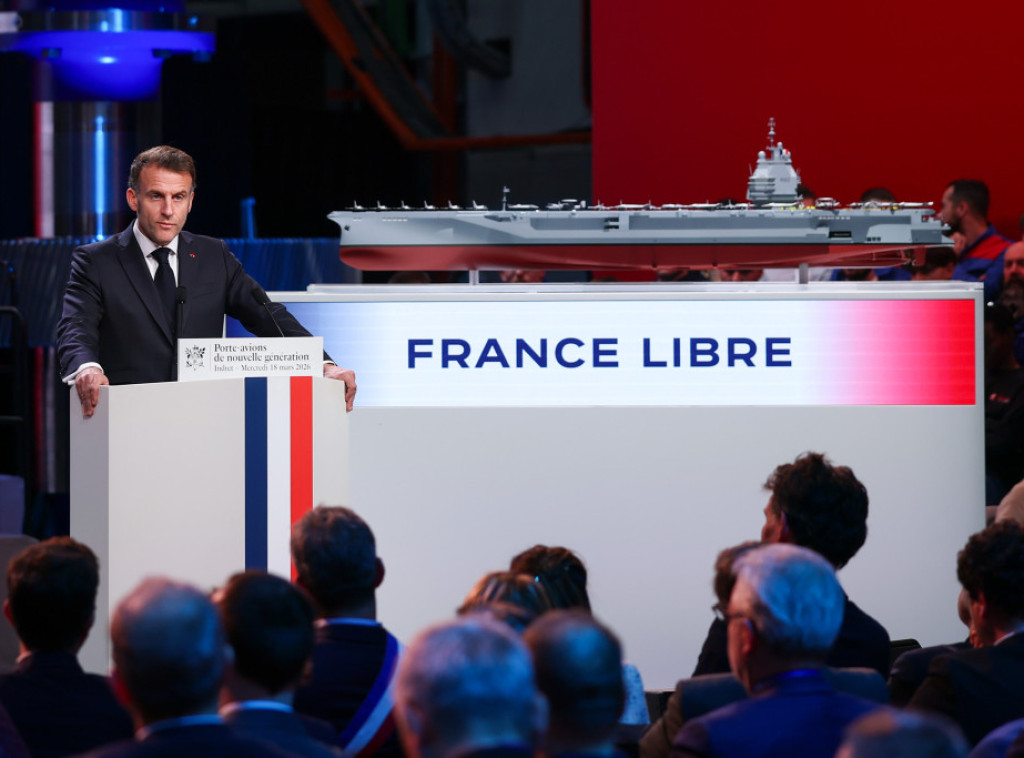 Makron: Novi nosač aviona "Slobodna Francuska" koštaće skoro 10 milijardi evra