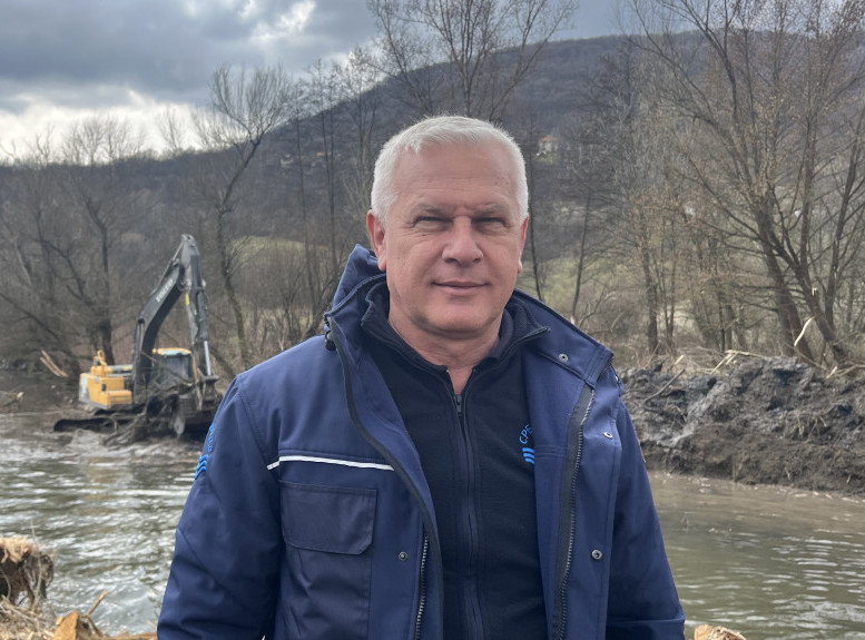 Goran Puzović obišao radove na zaštiti od poplava na Đetinji na teritoriji opštine Sevojno