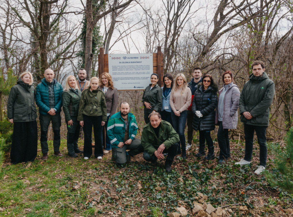 Er Srbija nastavlja sa aktivnostima usmerenim na zaštitu prirode, zasađeno 99 sadnica