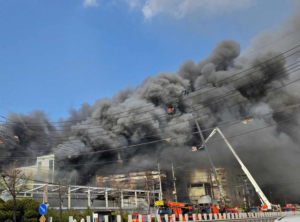 Broj povređenih u požaru u Južnoj Koreji dostigao 53, a 14 se vode kao nestali