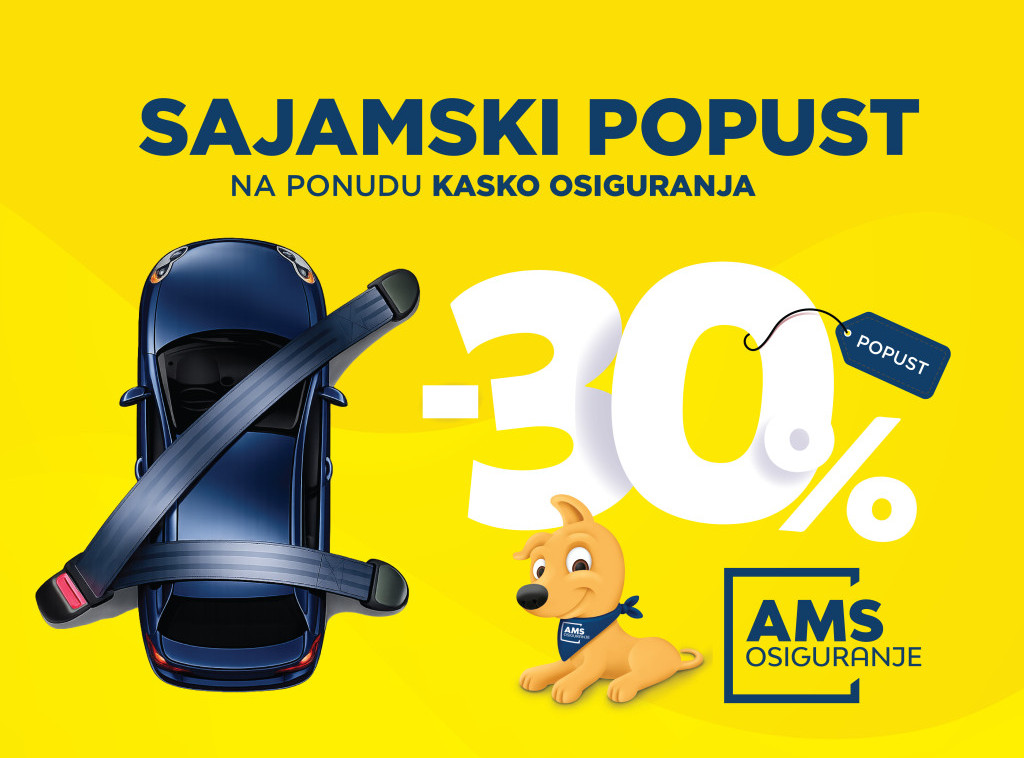 AMS Osiguranje tokom Sajma automobila nudi na kasko 30 odsto popusta i druge pogodnosti
