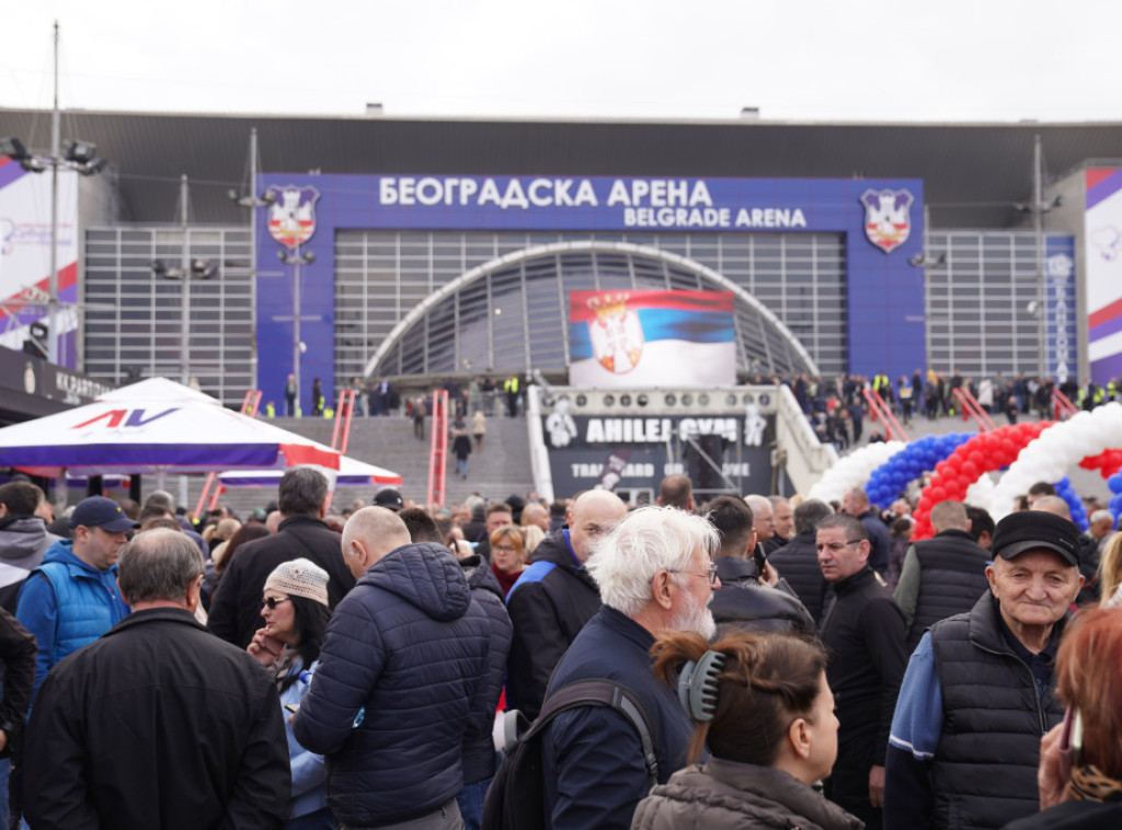 Skup Srpske napredne stranke danas u 18 sati u Beogradskoj areni