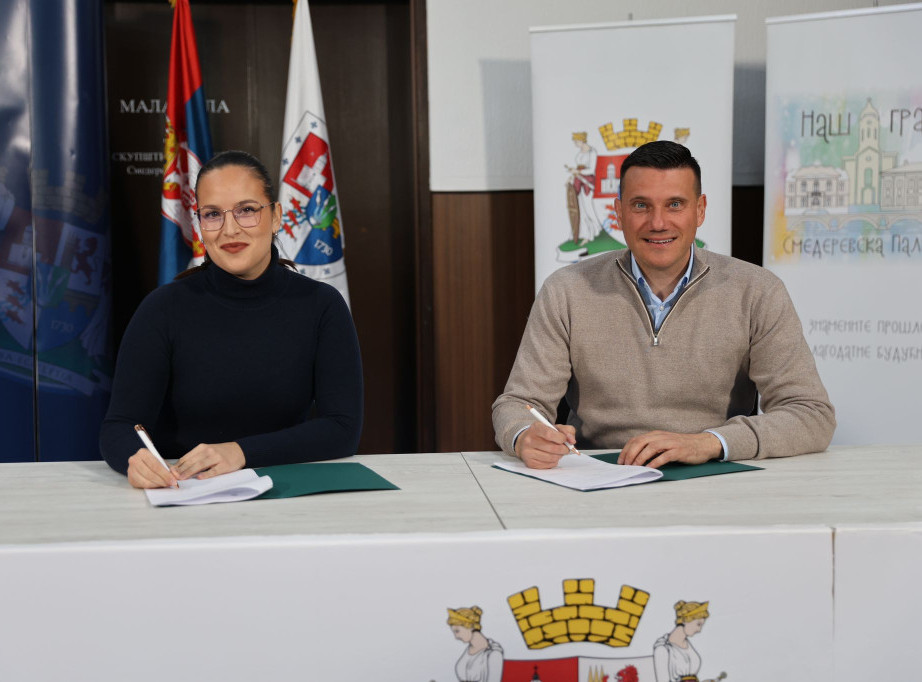 Sara Pavkov potpisala ugovor o izgradnji reciklažnog centra u Smederevskoj Palanci