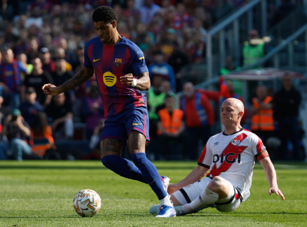 Arauho doneo pobedu fudbalerima Barselone protiv Rajo Valjekana u La Ligi