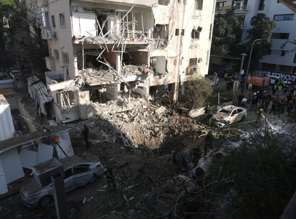 Najmanje šest osoba povređeno u iranskom napadu na Tel Aviv