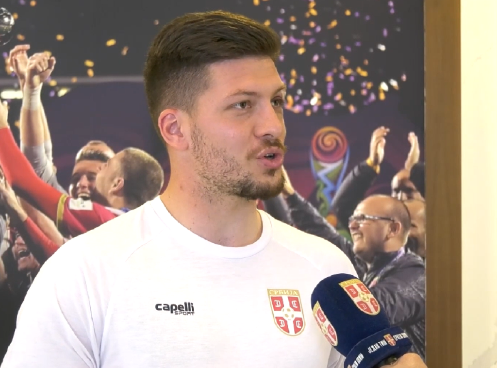 Luka Jović: Očekujem pozitivan rezultat protiv Španije, daćemo sve od sebe