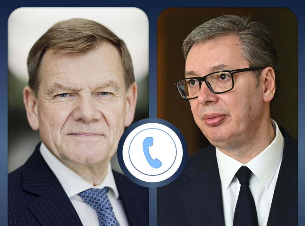 Predsednik Vučić razgovarao sa Vadefulom o bilateralnim odnosima Srbije i Nemačke i evropskom putu Srbije