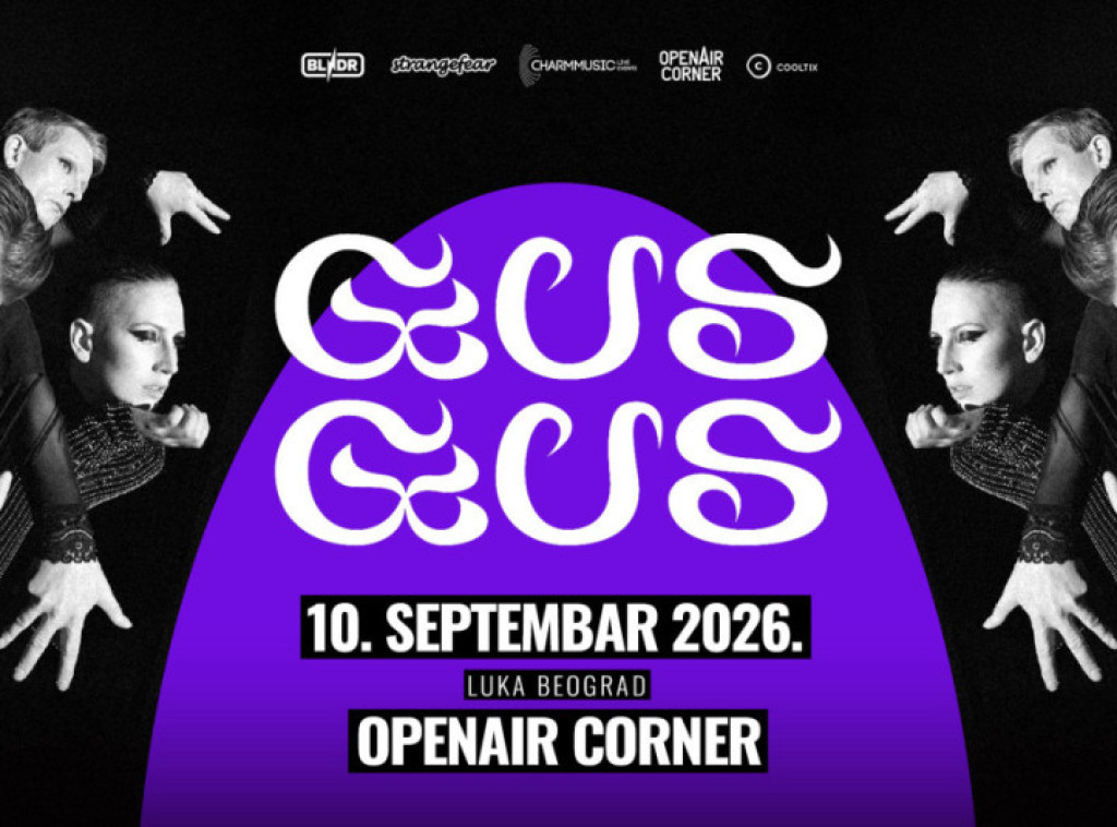 Islandski elektro bend GusGus nastupa u Beogradu 10. septembra