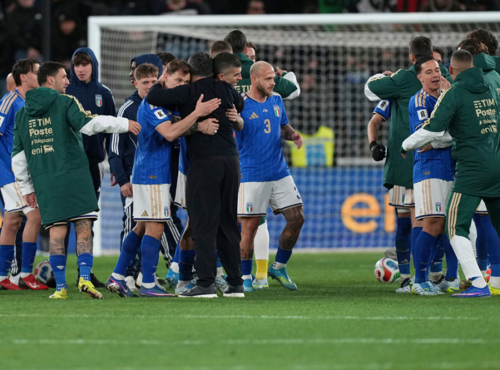 Fudbaleri Italije pobedili Severnu Irsku i prošli u finale baraža kvalifikacija za Svetsko prvenstvo