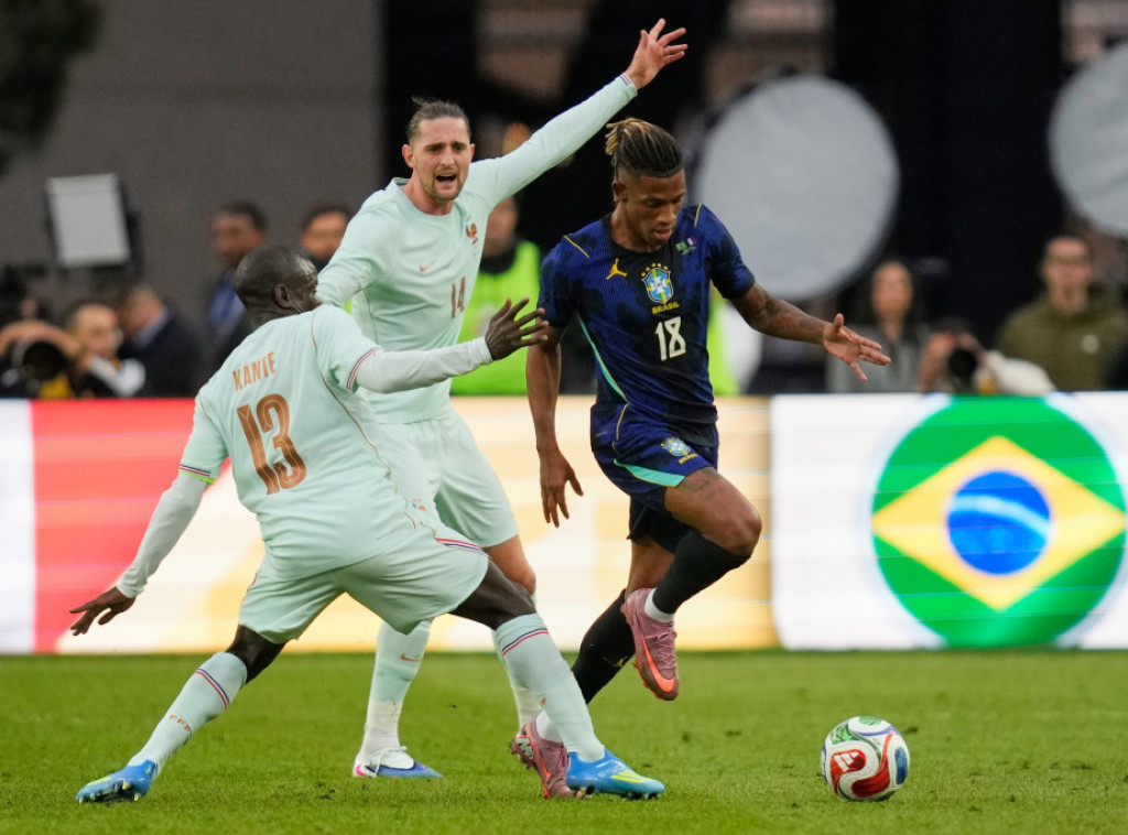 Fudbaleri Francuske pobedili Brazil u prijateljskoj utakmici