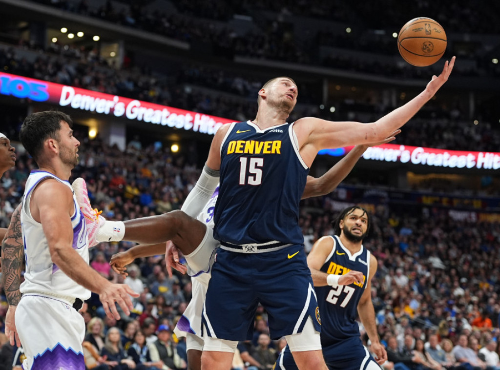 Srpski košarkaš Nikola Jokić ostvario novi tripl-dabl u pobedi Denvera nad Jutom