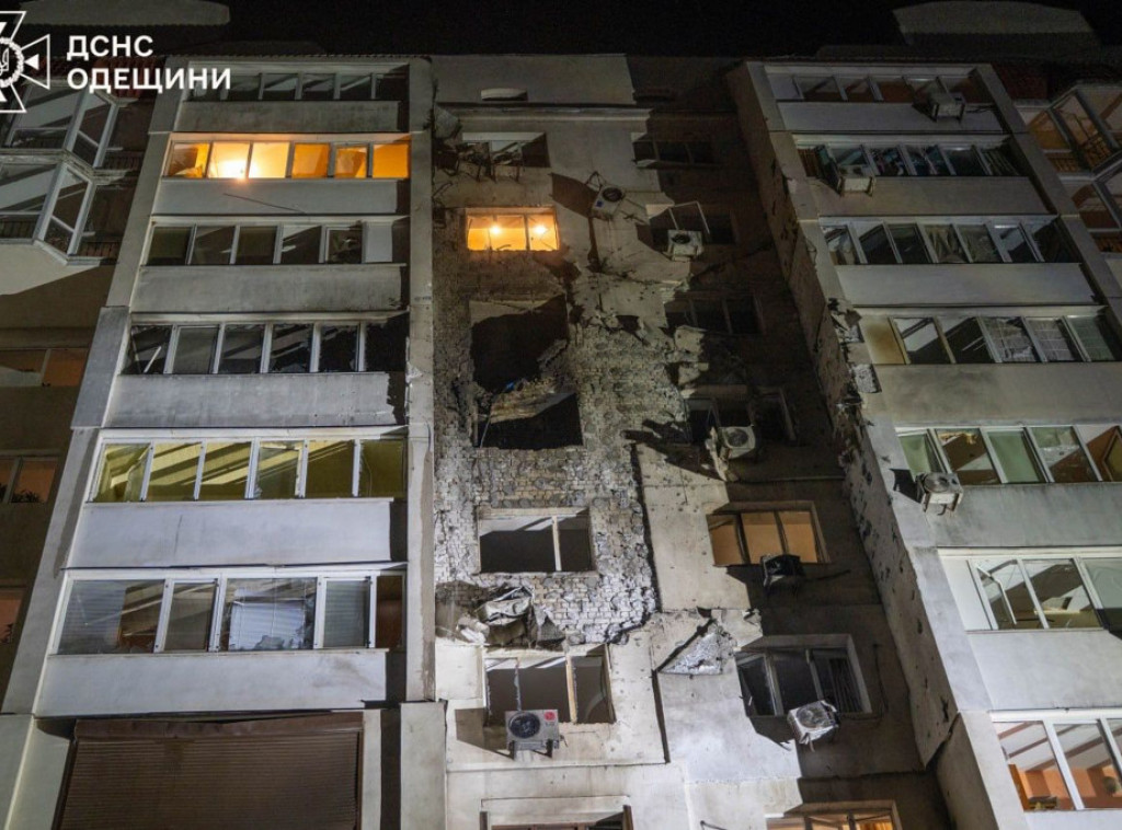 Ukrajina: Ruski napad na Odesu, najmanje jedna osoba poginula, 11 povređeno