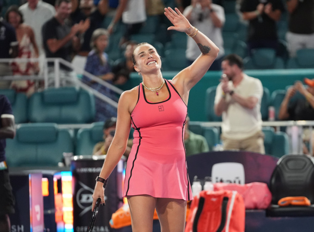 Beloruska teniserka Arina Sabalenka odbranila titulu na turniru u Majamiju