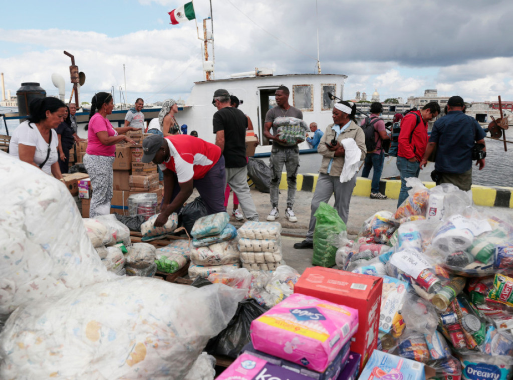 Dva broda sa humanitarnom pomoći iz Meksika stigla u Havanu
