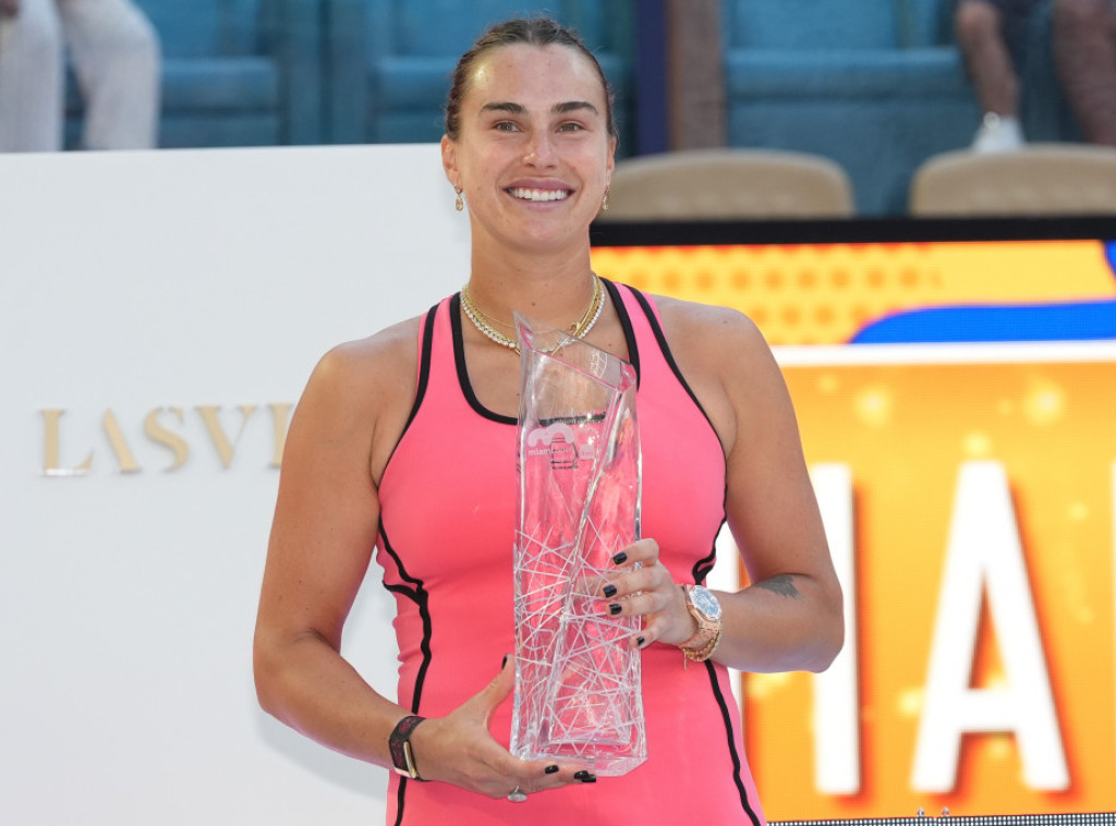 Beloruska teniserka Arina Sabalenka odbranila titulu na turniru u Majamiju