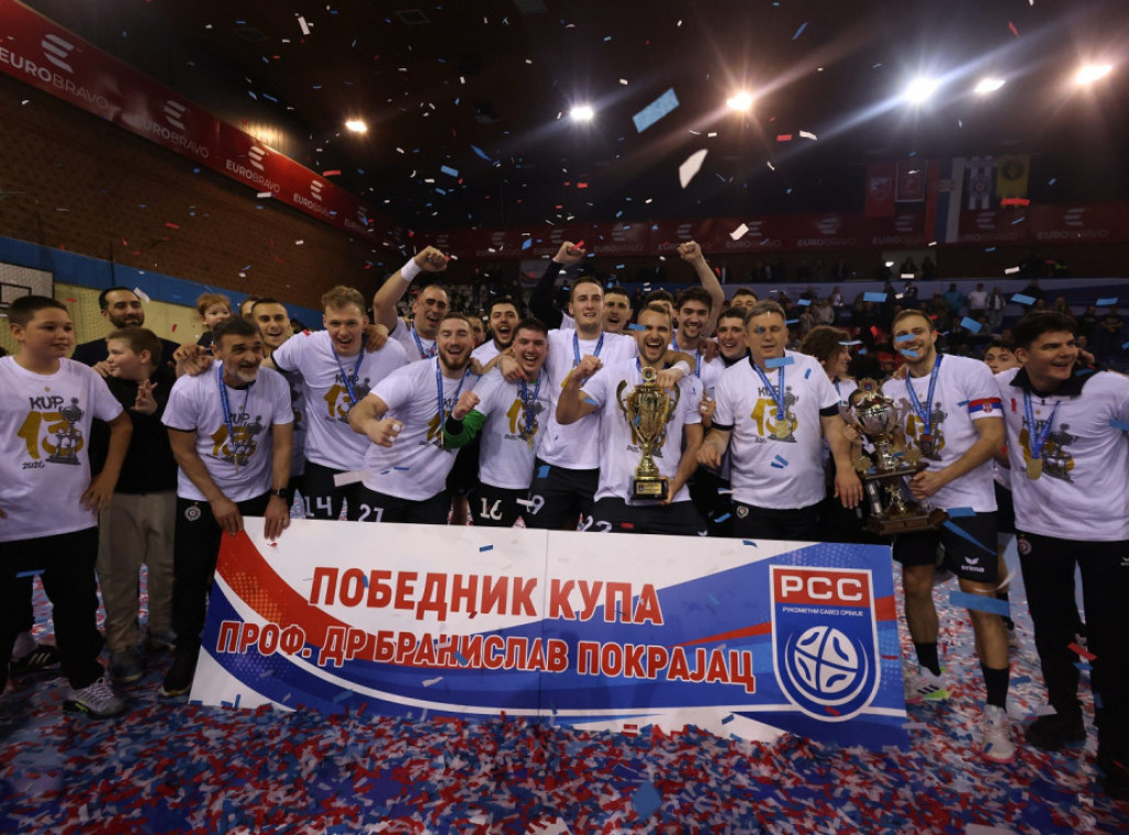 Rukometaši Partizana pobedili Dinamo i osvojili Kup "Prof. dr Branislav Pokrajac"