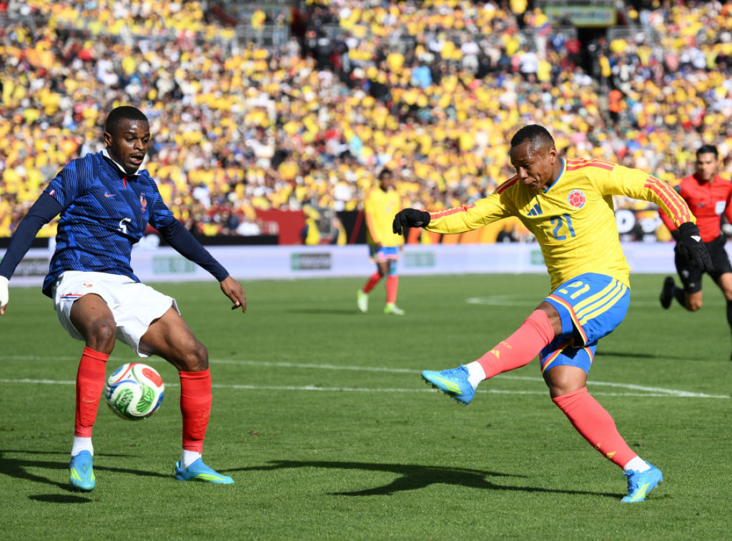 Fudbaleri Francuske nadigrali Kolumbiju u prijateljskom meču