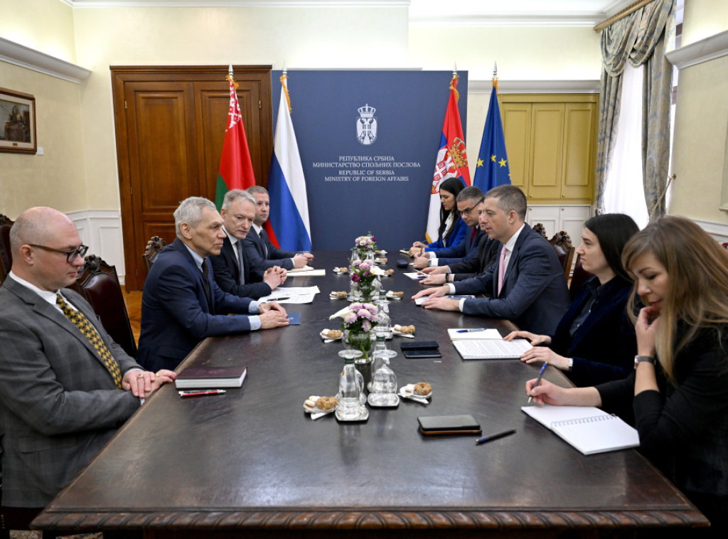 Djuric discusses bilateral ties, regional situation with ambassadors of Russia, Belarus