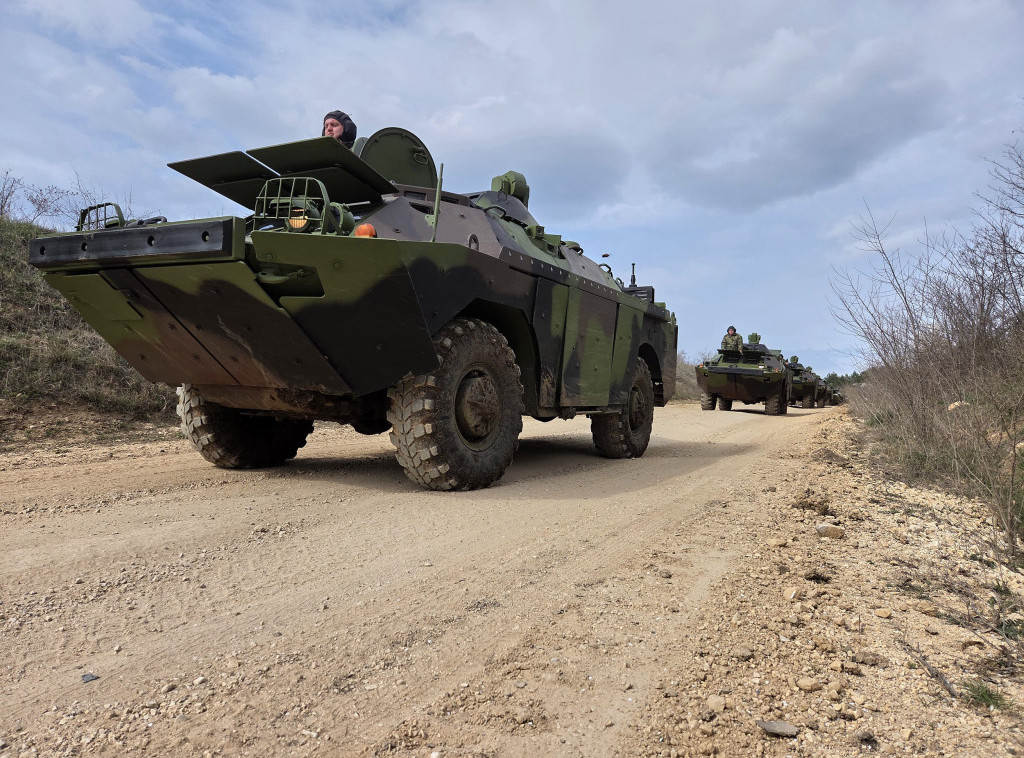 Na poligonima u Nišu taktička obuka Oklopno-izviđačkog bataljona Kopnene vojske