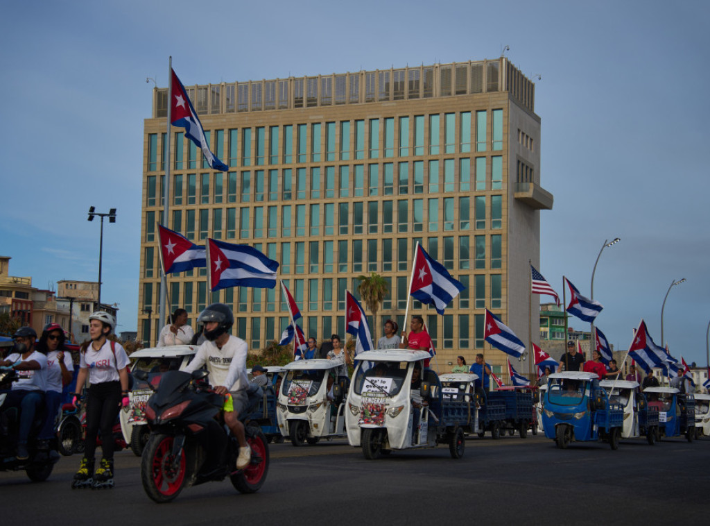 U Havani održan protest zbog zabrane Vašingtona za izvoz goriva na Kubu
