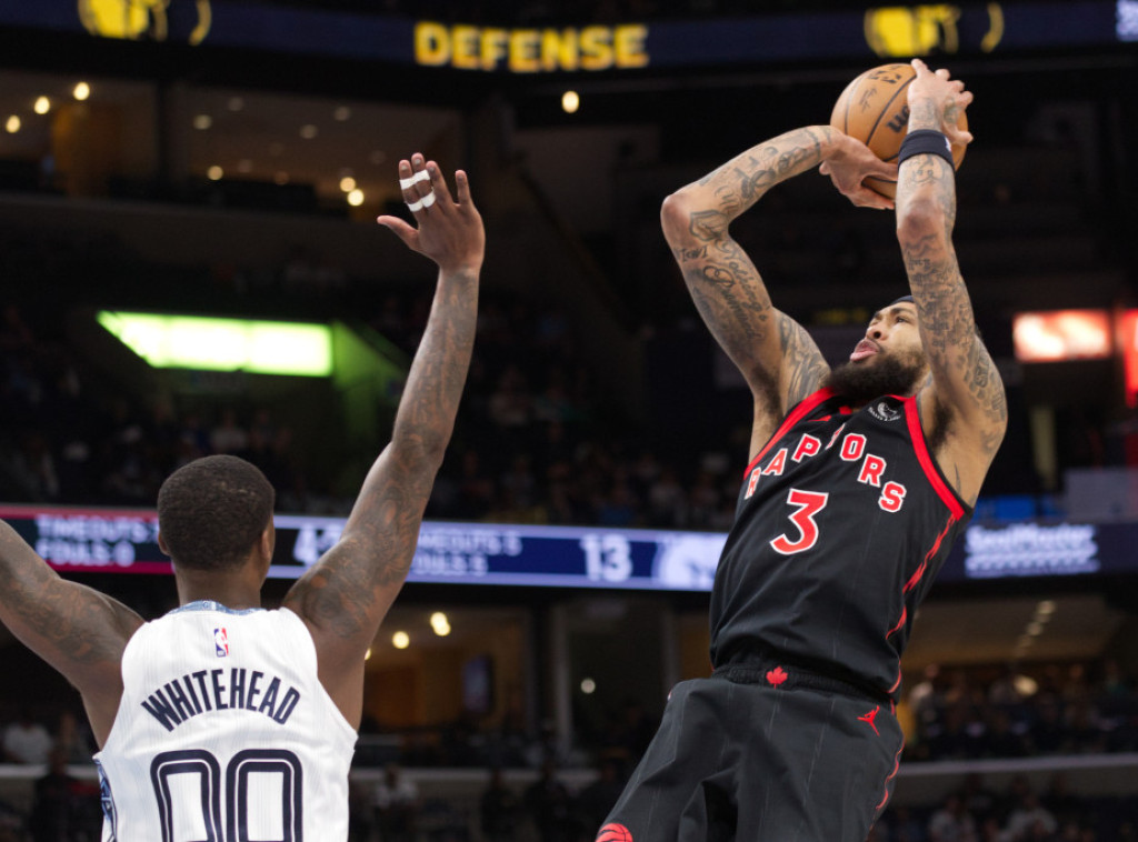 Košarkaši Toronta deklasirali Memfis, direktan plasman u plej-of sve bliži