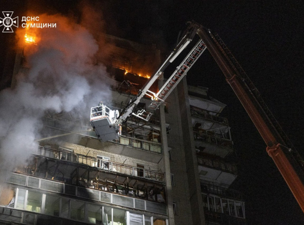 Petoro poginulih u napadu dronovima na Nikopolj, 19 povređenih; u Sumi 13 povređenih, među njima i dete