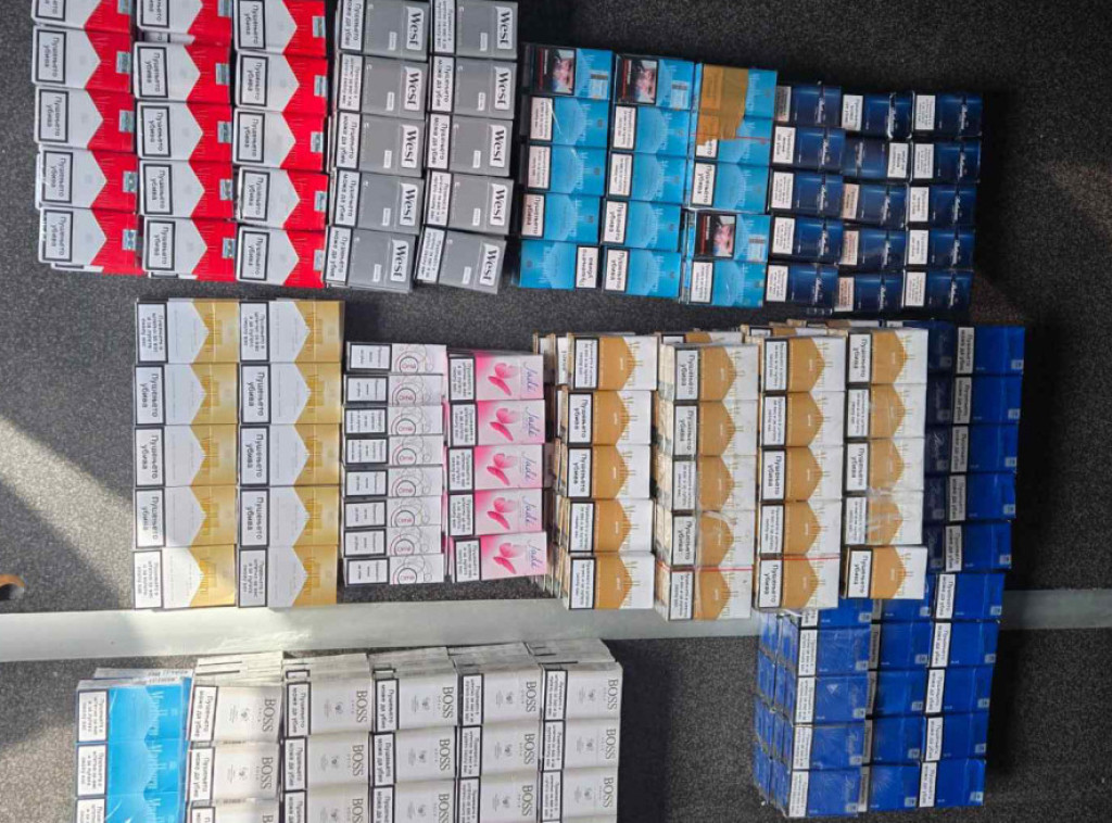 MUP: Uhapšen Makedonac kod kog je pronađeno 619 paklica cigareta bez dokumentacije